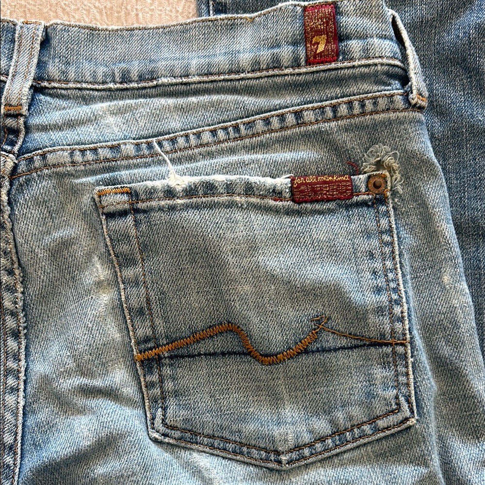 7 For All Mankind Light Blue Jeans